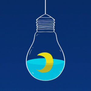 Seasonal Affective Disorder: Moonlight bulb image